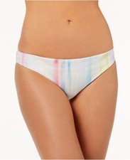 NWT Bar III Swimsuit Bikini Bottom Size XL Watercolor Stripe Cheeky Hipster