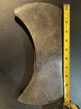 Vintage Double Bit Axe Head Illegible Worn Mark Unknown Maker USA 3.5lbs