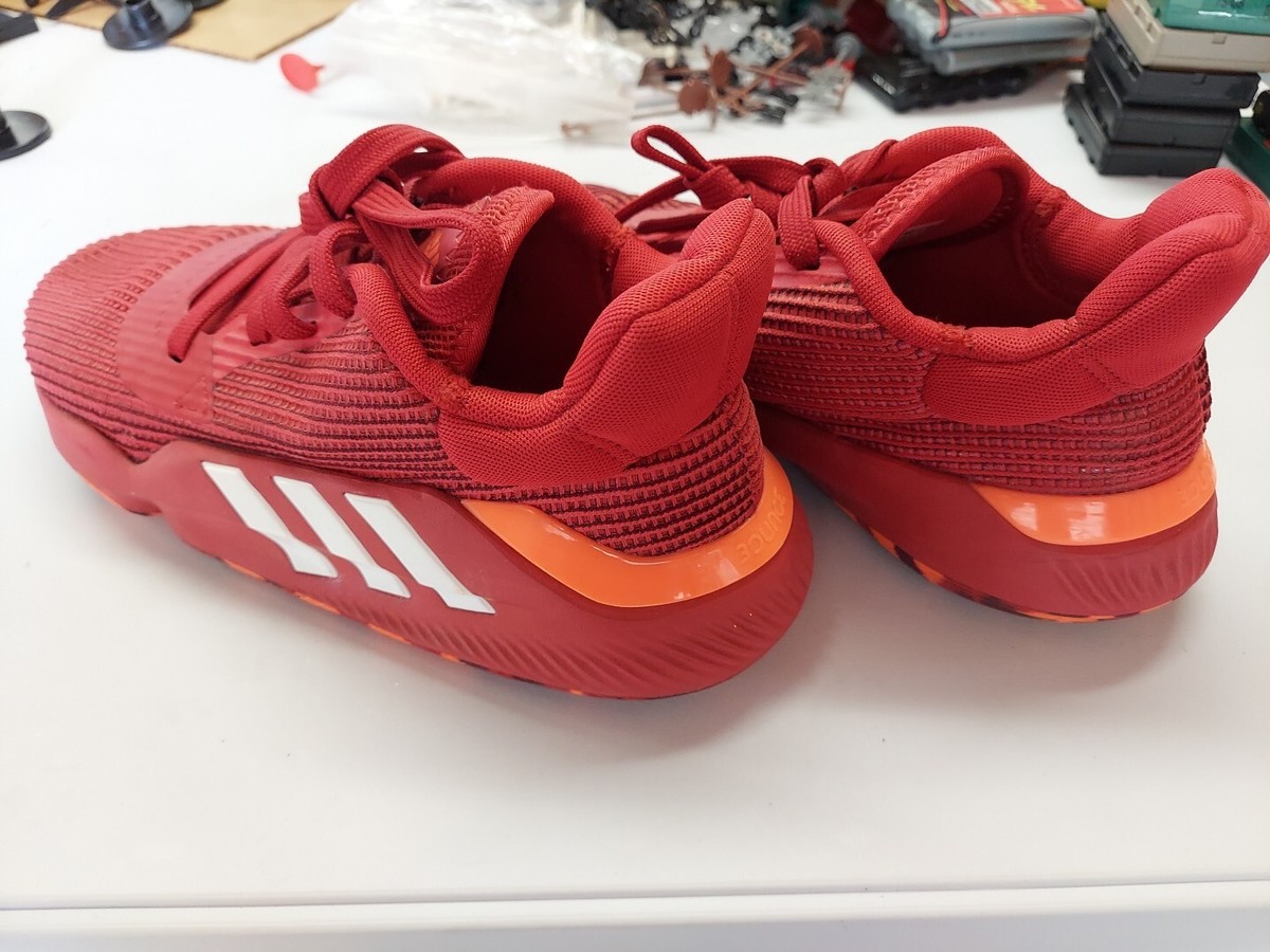 Adidas Pro Bounce 2019 EF0471 Low Basketball Red Shoes 