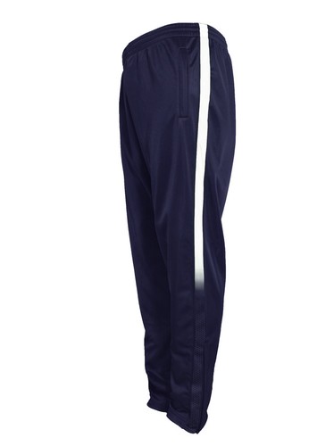 Unisex Adults Sublimated Track Pants Gradated Colour Panel & Zipper Opening hem - Picture 5 of 5