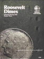 Whitman Roosevelt Dimes #3 Coin Folder, 2005 #1939