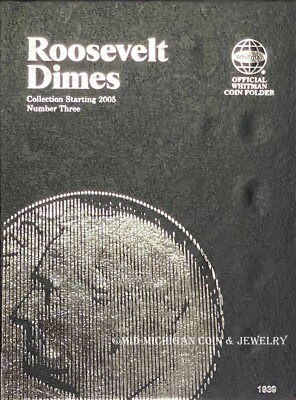 Whitman Roosevelt Dimes #3 Coin Folder, 2005 #1939