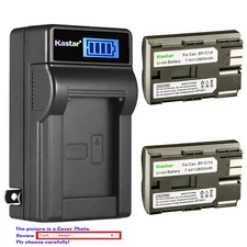 Kastar Battery LCD Wall Charger for BP-511 CB-5L & Canon MV750i EOS DS6041