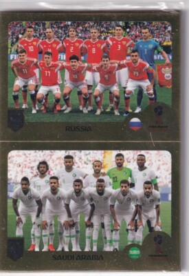 Panini Fifa 365 2019 Sticker No. 400 Russia / Saudi Arabia (Group A)