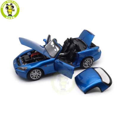 1/18 MOTORHELIX Honda S2000 AP2 Bermuda Blue Pearl Diecast Model