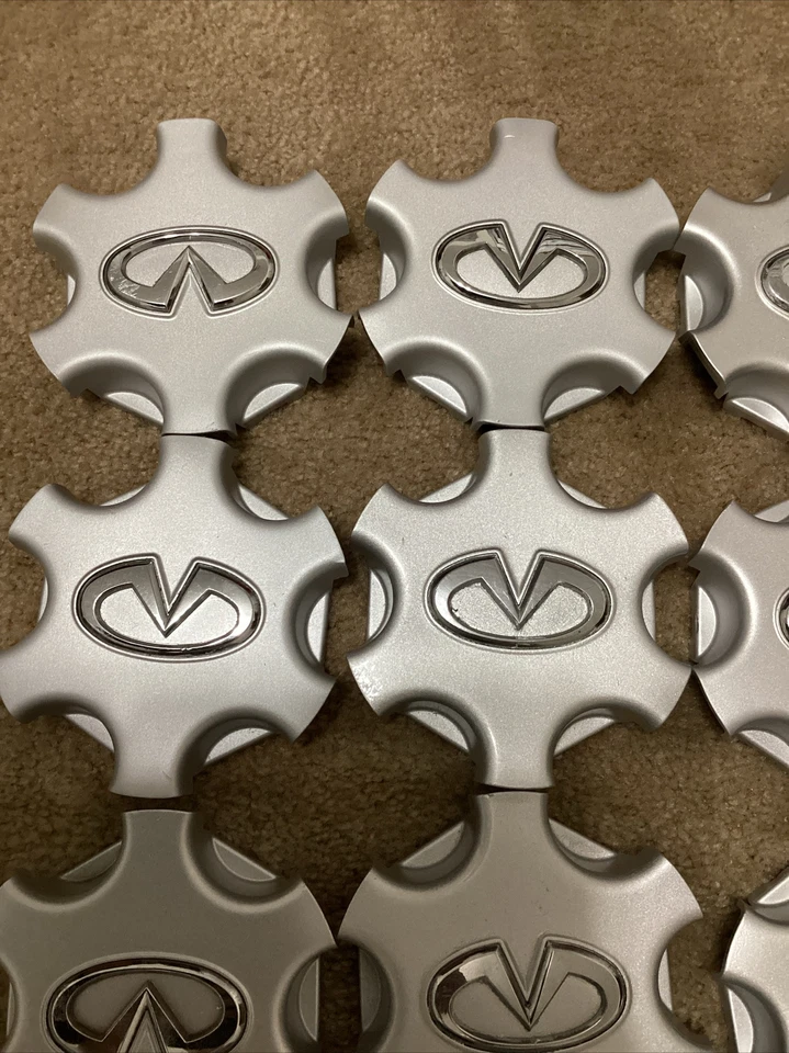 01-03 英菲尼迪 QX4 重绘银色中心轮毂盖 40342-3W700 4 件套 — 第 2/4 张图片