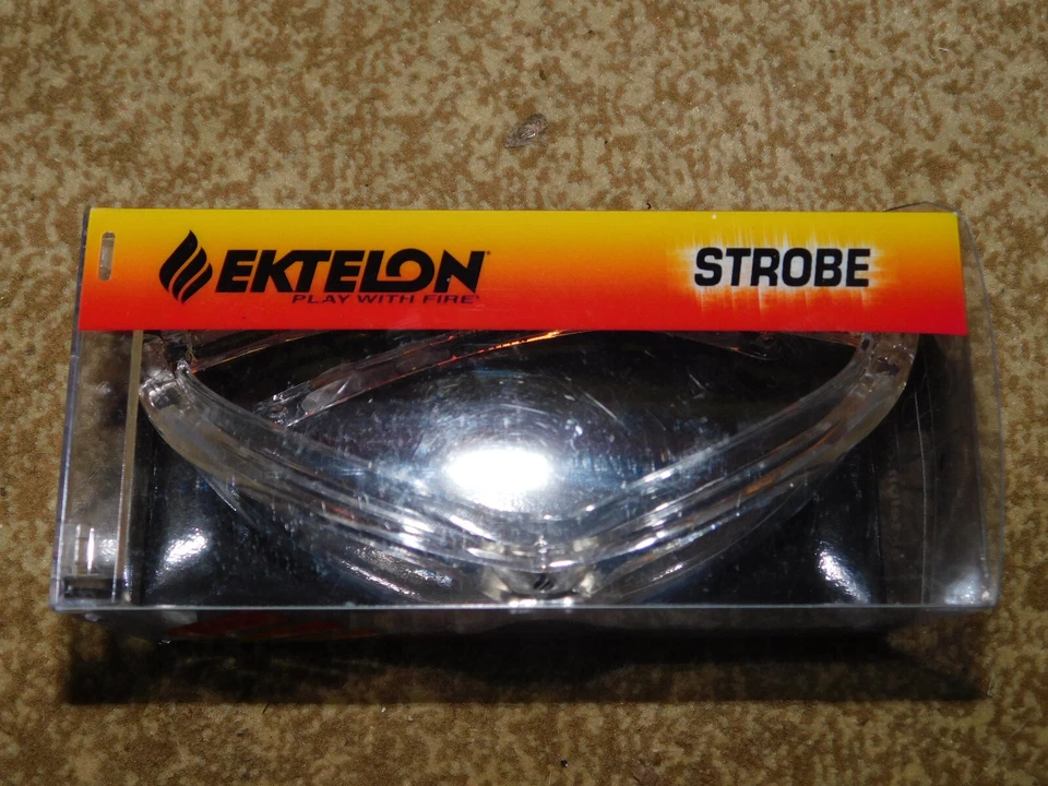 Gafas de seguridad estroboscópicas para raquetball Ektelon gafas de policarbonato orificio de ventilación Foto 2 de 3