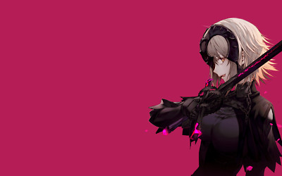 Anime fate grand order  jeanne darc alter Playmat Gaming Mat