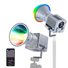 NEEWER HS60C Pro 60W RGB LED Light, 2700-6500K, CRI97+, APP/DMX Control