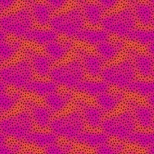 Laurel Burch Earth Song Coordinate Swirls Fuchsia Orange Fabric By FQ - 1/4 YD