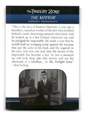 2019 Rittenhouse The Twilight Zone Rod Serling Edition Trading Card #71