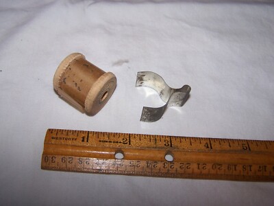 Antique Vintage GAYLORD BROS INC Wood Spool TRANSPARENT ADHESIVE