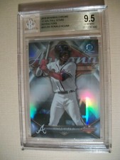 RONALD ACUNA JR 2018 Bowman Chrome AFL Fall Stars Refractors BGS GEM MINT 9.5