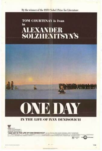 AFFICHE DE FILM ONE DAY IN THE LIFE OF IVAN DENISOVICH 27x40 Tom Courtenay Alfred - Photo 1 sur 1