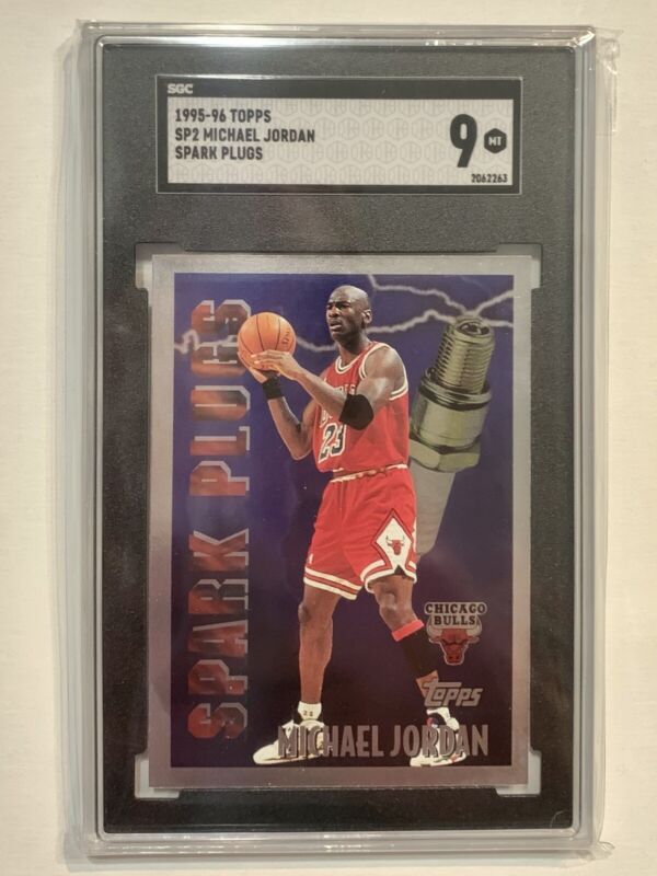 1995 METAL MICHAEL JORDAN #212 CHICAGO BULLS HOF PSA 9 MINT