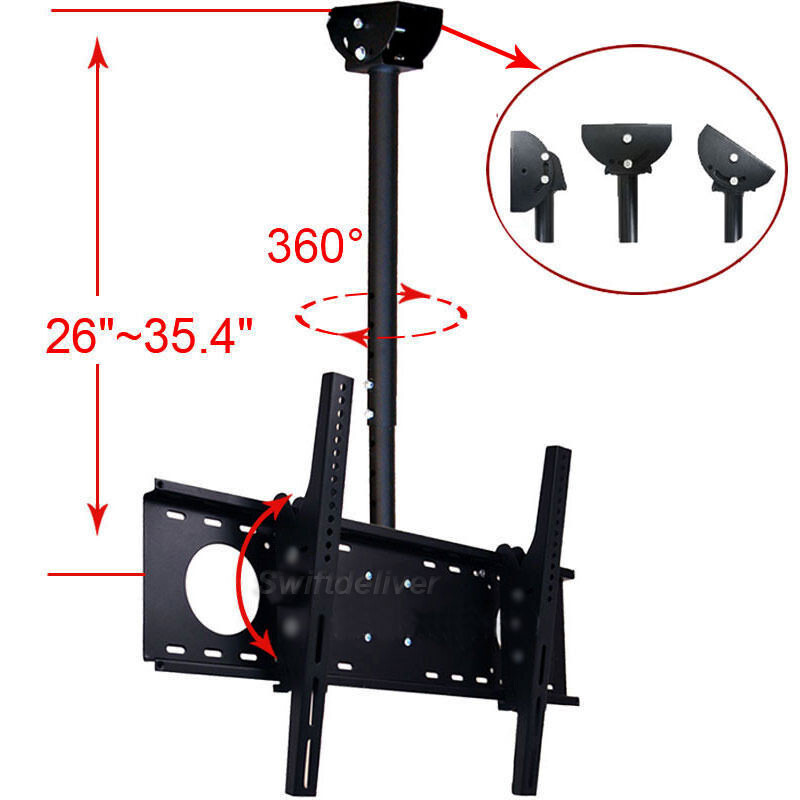 Tilt TV Ceiling Mount Bracket 39 40 42 43 46 48 50 51 55 60 65