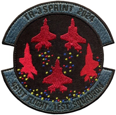USAF 461st FLIGHT TEST SQUADRON F-35 TECHNOLOGY REFRESH 3 TR-3 SPRINT '24 PATCH