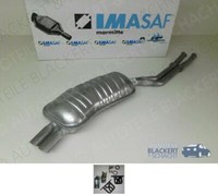 Imasaf Auspuff Endtopf+ZubehöR für BMW 3Er E36 325I Limo+Cabrio+Coupe 1990-1999