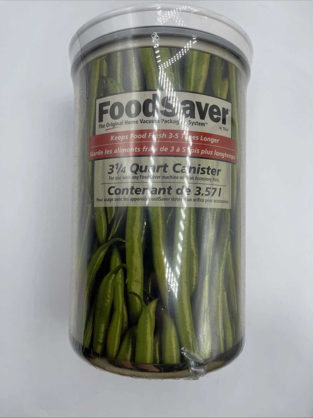 New FoodSaver Snail KY-136 3.25 Quart Canister 3 1/4 Tilia