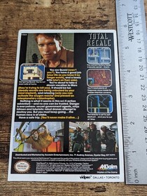 Aut&eacute;ntico Vidpro Total Recall KayBee Toys R Us NES Nintendo Schwarzenegger Retro