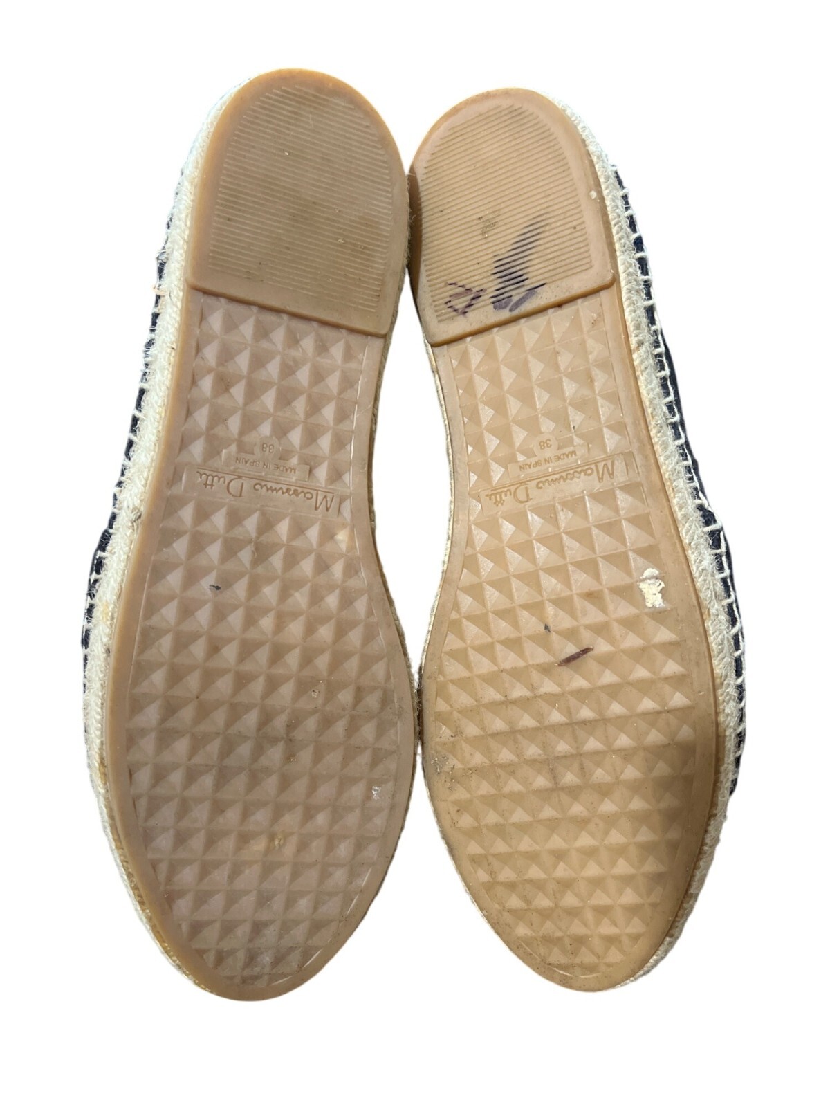 Massimo Dutti Black Suede Espadrille Loafer Gold-Chain Fringe EU 38 / US 7.5 thumbnail 7