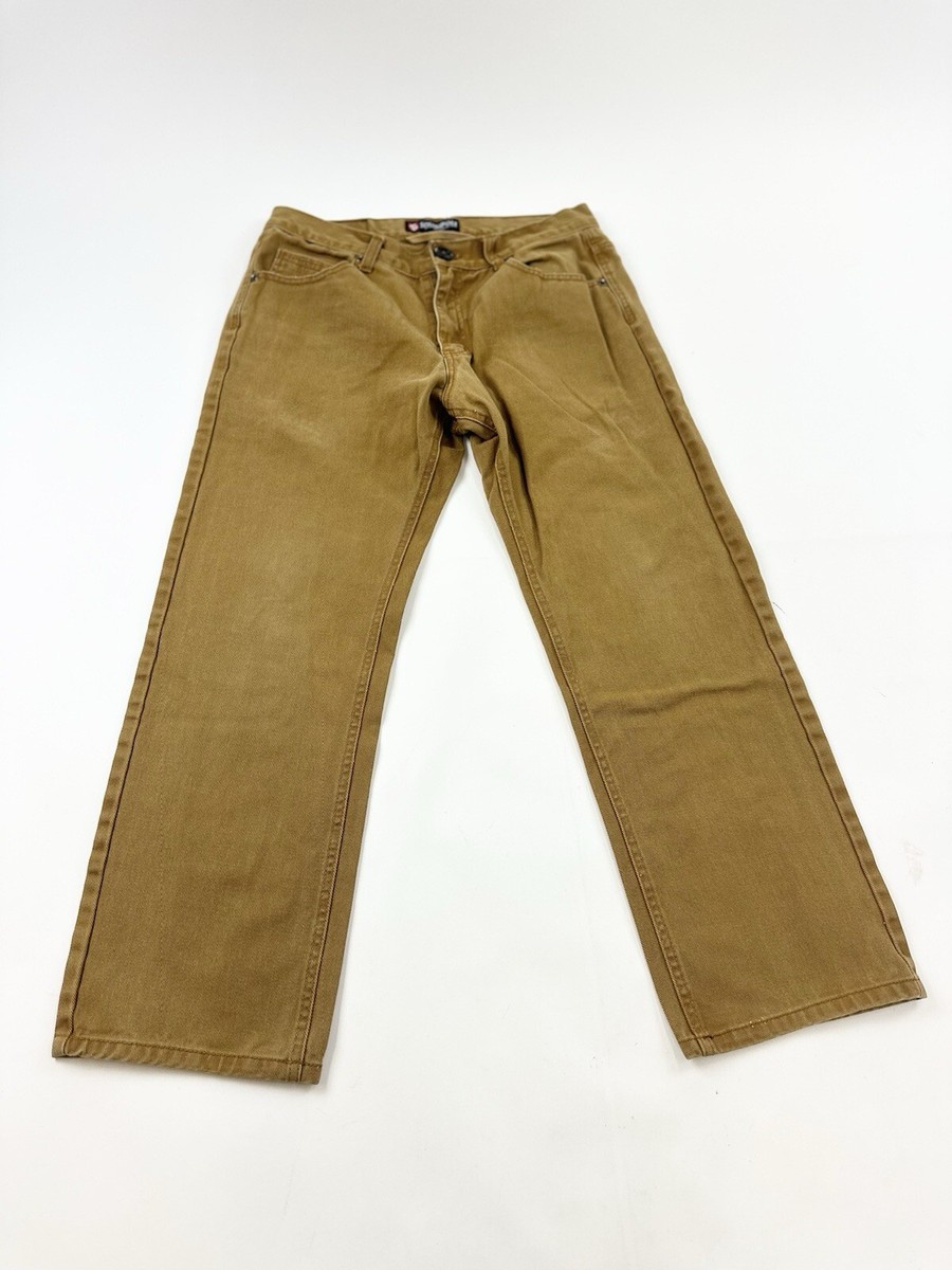 Southpole Jeans Men's 32x28 Tag 34x30 Camel Brown Y2K | eBay