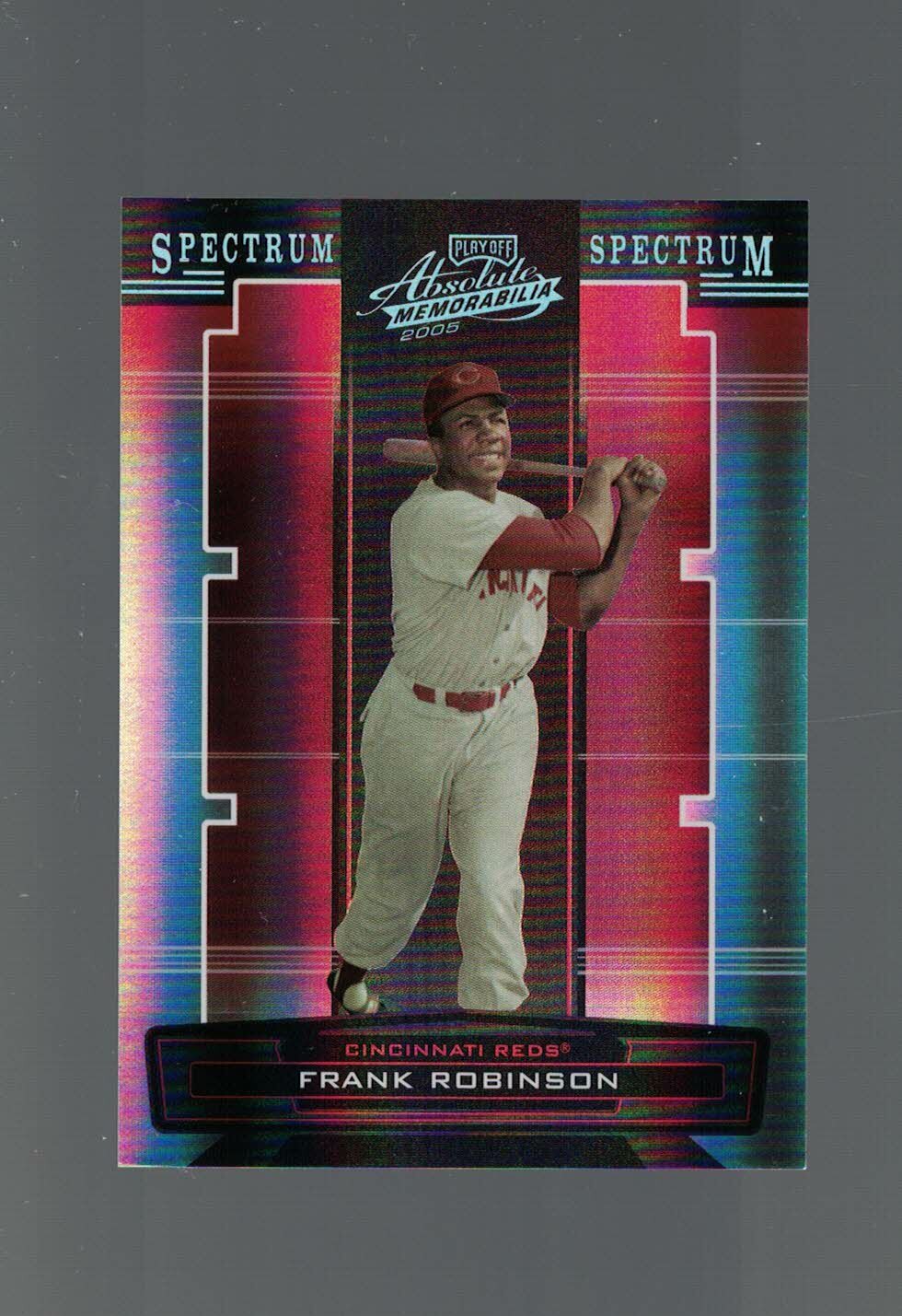 SPECTRUM BASEBALL CARD 2005 FRANK ROBINSON CINCINNATI REDS 47 of 150 | eBay