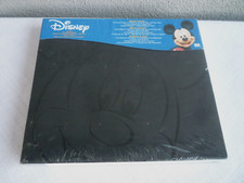 NEW Disney 8"x8'' Scrapbook Album 10 Acid Free Pages Blk Mickey Mouse Face Cover