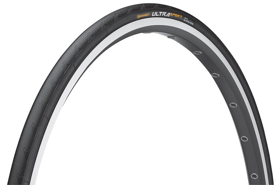 700c Bike Tyre Continental Ultra Sport II Wire 700 x 25c Road Racing x 1