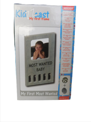 Kidzzcast ''Mein erster Bilderrahmen'' Most Wanted für Foto + Fingerabdrücke NEU