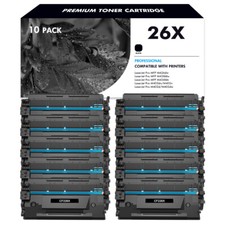 10 Pack CF226X 26X Toner Compatible With HP LaserJet Pro M402 M402dn MFP M426