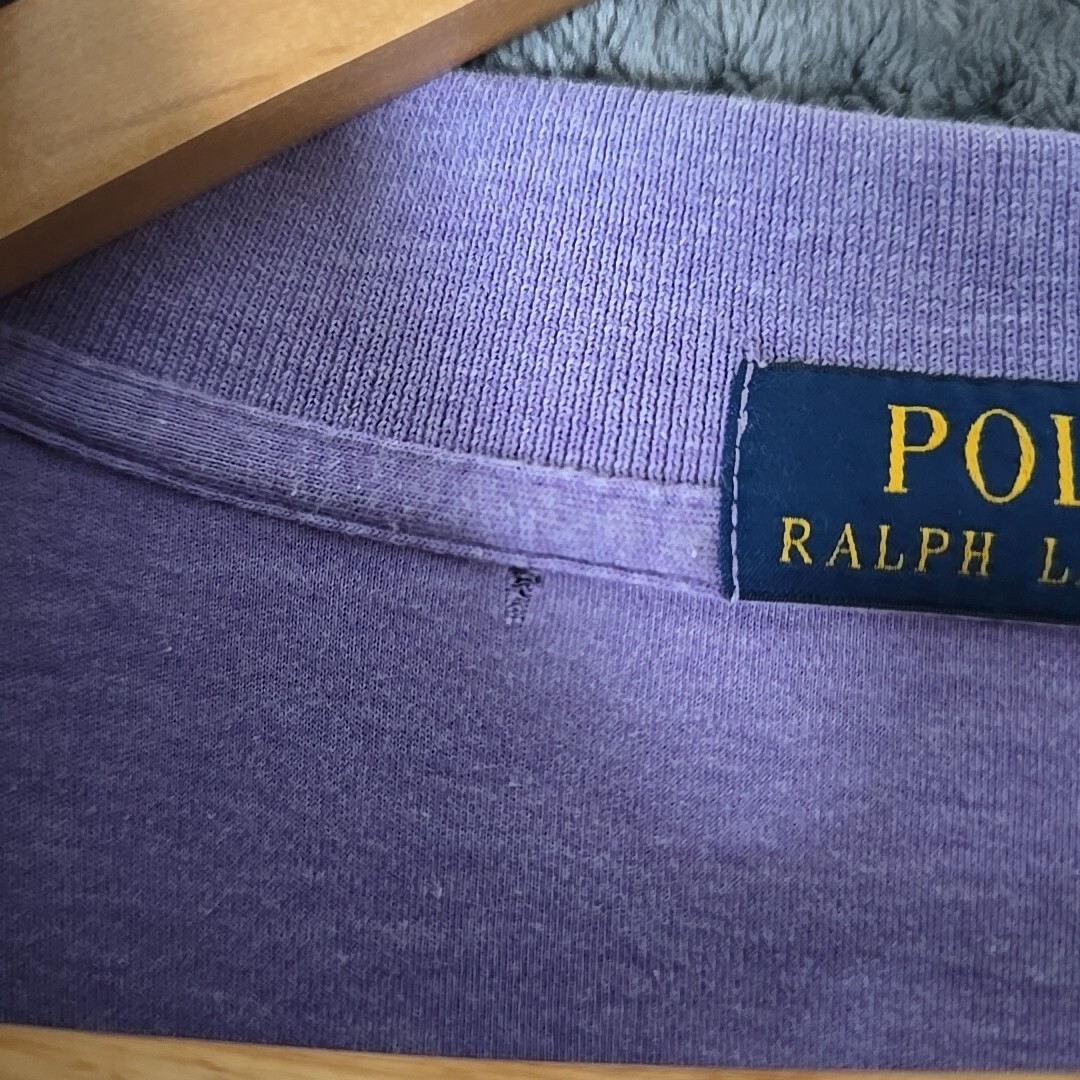 Polo Ralp Lauren camicia uomo 2XB viola classicore carne pony preppy manica corta