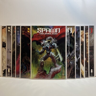 Spawn The Dark Ages Lot: #1 Variant, 1-4, 7-9, 11, 13, 14 - High Grade