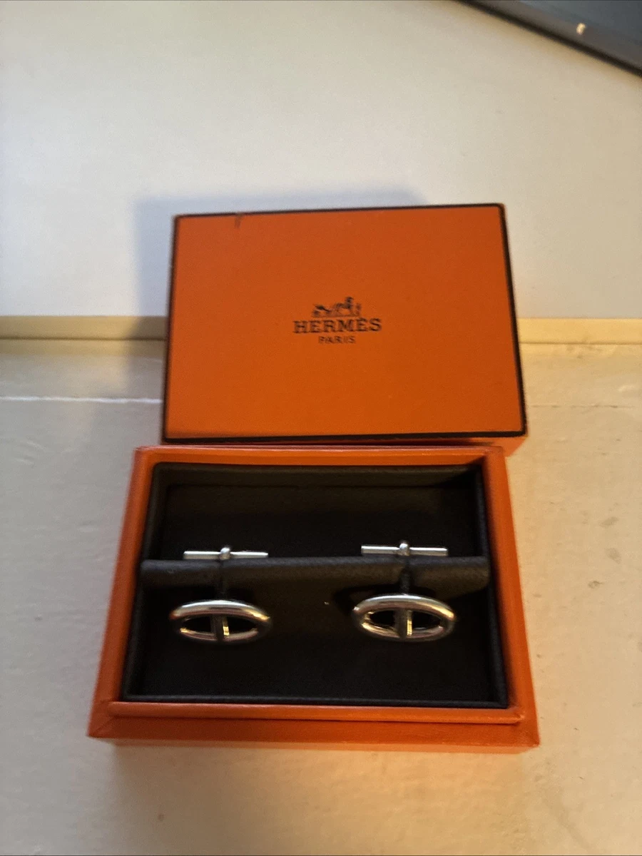 HERMÈS Silver Cufflinks for Men for sale | eBay