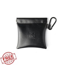 KBEAR BP01 Plus IEM Case Leather Earbud Pouch Magnetic Travel Bag