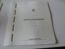 Sammlung  GG Generalgouvernement komplett mit Dienst im Leuchtturm SF mit 104 KB