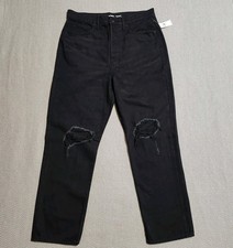 Old Navy Jeans Size 12 Sky Hi Straight Secret Slim Pockets Extra Hi Rise Black