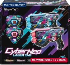 Laser Tag Guns with Vests Set of 2, Lazer Tag Game for Kids, Teens Adults, Fun