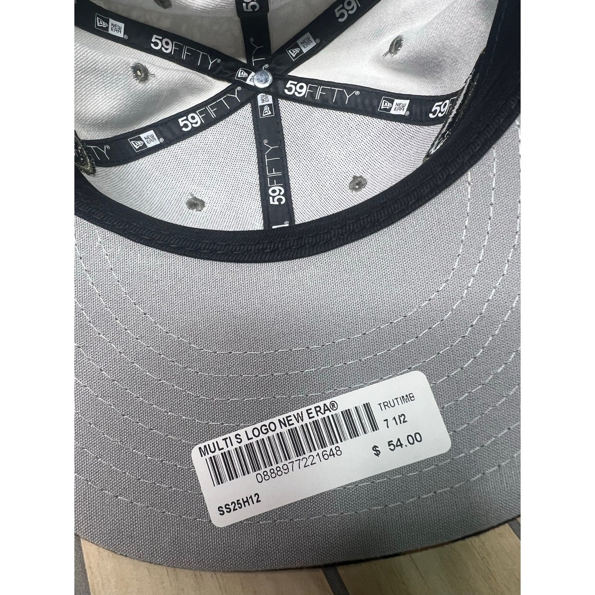 Supreme 7 1/2 RealTree Leaf Camo Multi S Logo Fitted Hat New Era