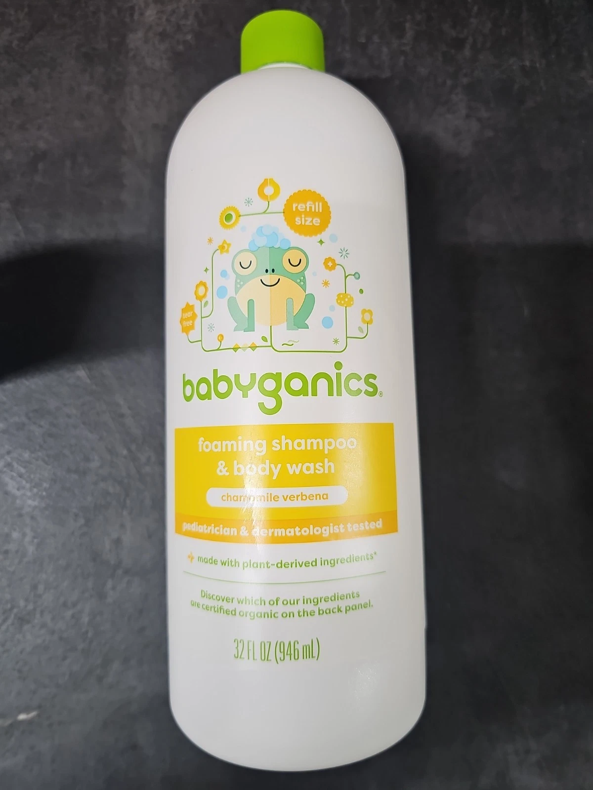 Babyganics Foaming Shampoo & Body Wash, Chamomile Verbena, 32 Fl Oz ( 2-Pack )