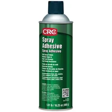 Crc Spray Adhesive, White, 24 oz, Aerosol Can 03018 Crc 03018 24oz 078254030180