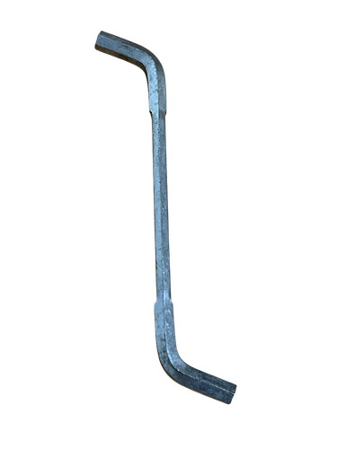 Self-Service Wrenchette Garbage Disposal Jam-Buster Wrench, 1/4 in Hex, 5 in