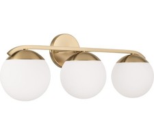 Austin Allen AA1033MA Oliver Vanity, 3-Light 180 Total Watts, Matte Brass