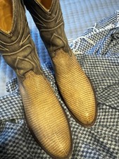 Tecovas Nolan Relic Lizard Cowboy Boots   Siz...