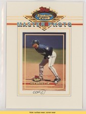 1993 Topps Stadium Club Master Photo Ken Griffey Jr (On the Bases) HOF READ 3v8