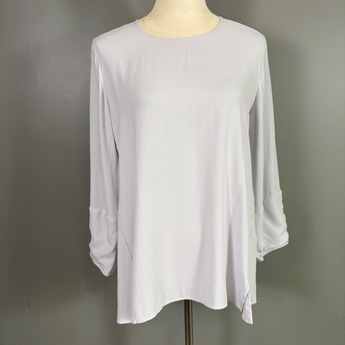 Eileen Fisher Washable Silk Tunic Top S Minimalist Capsule Boho Clean Girl