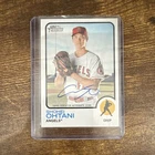 2022 Topps Heritage Shohei Ohtani Real One Certified Autograph Angels ROA-SO