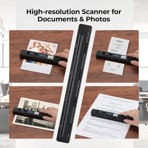 Compact 900 DPI Wand Scanner with USB Connection - Ideal for Easy Digitalization - Picture 4 of 11
