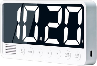 Digital Kitchen Timer with 7.1  Extra Large Display, Rechargeable Magnetic LED
