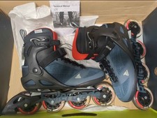 Rollerblade Men's Macroblade 90 Orion Blue/Spicy Orange Inline Skates Size 10